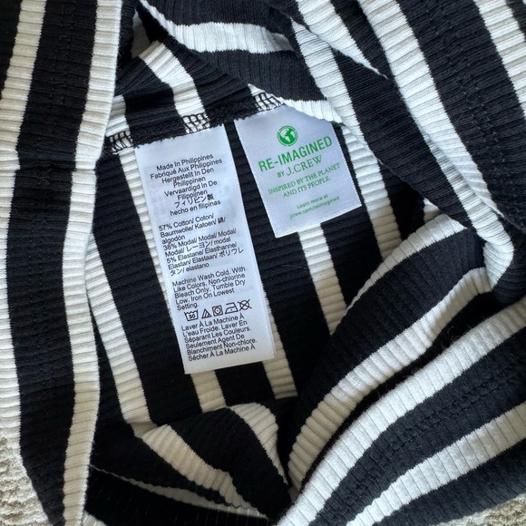 NWOT J.Crew Ribbed Striped Tank Sz XS - Picture 3 of 6